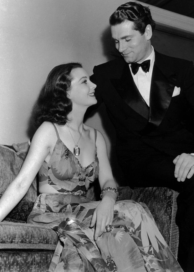 Laurence Olivier y Vivien Leigh, en una imagen de sus años jóvenes. (CP)