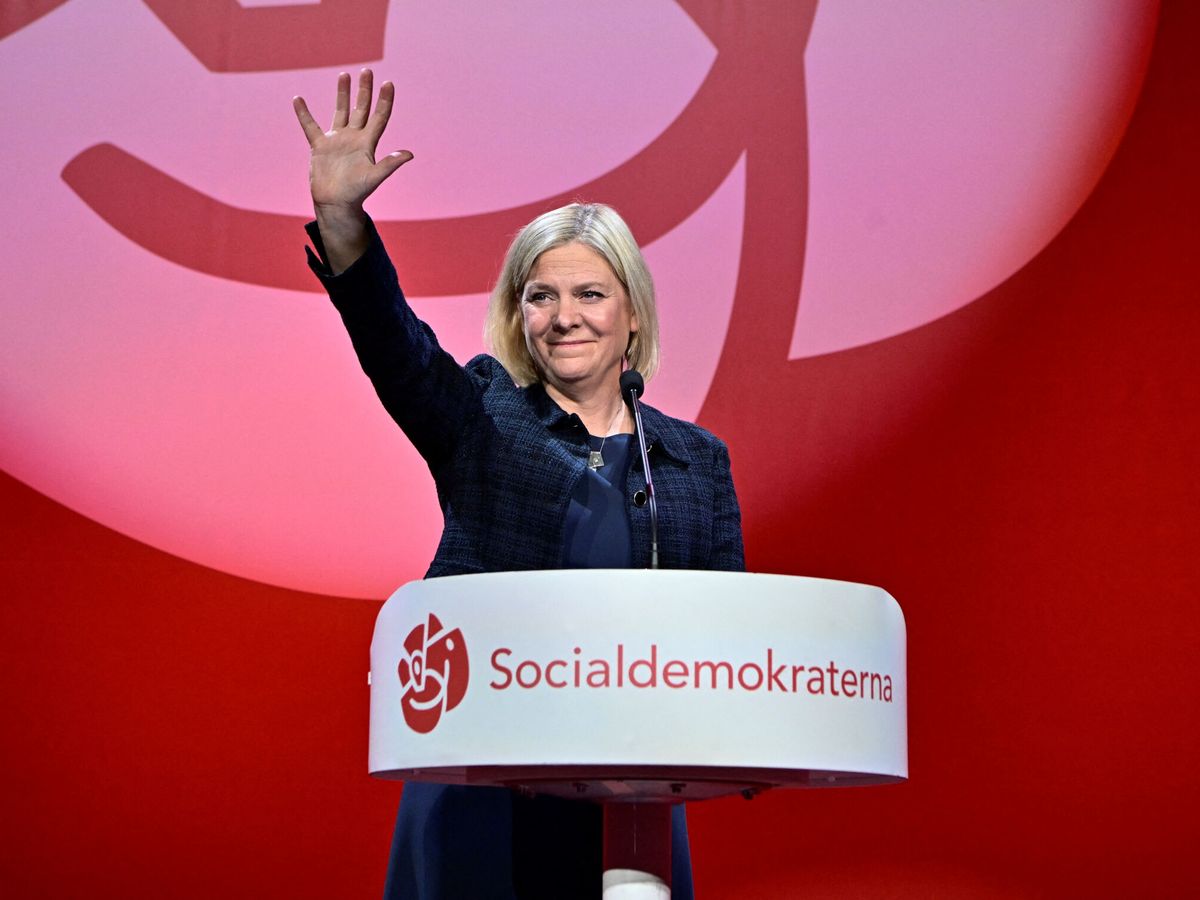 Foto: La primera ministra sueca, la socialdemócrata Magdalena Andersson(Reuters/TT News Agency/Jonas Ekstromer)