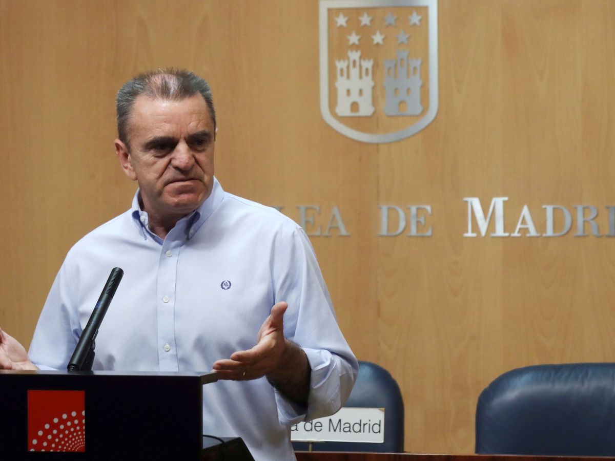 Foto: José Manuel Franco, durante su etapa en la Asamblea de Madrid (Efe)