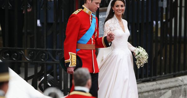 Foto: Los duques de Cambridge, el día de su boda. (Getty)