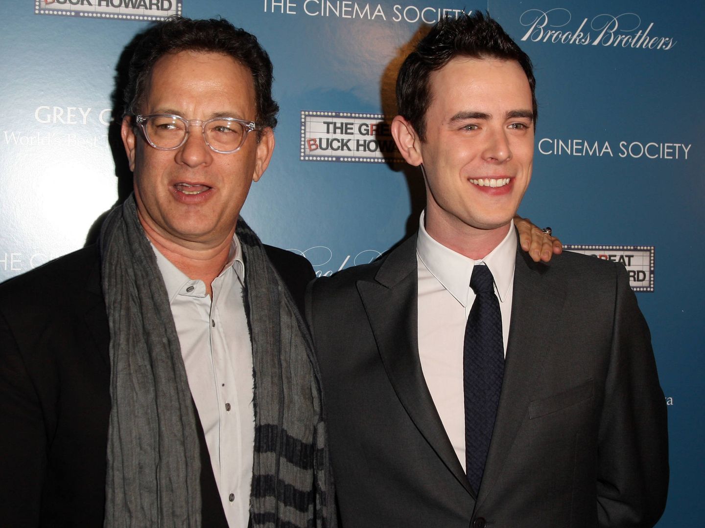  Tom Hanks y su hijo. (Getty)