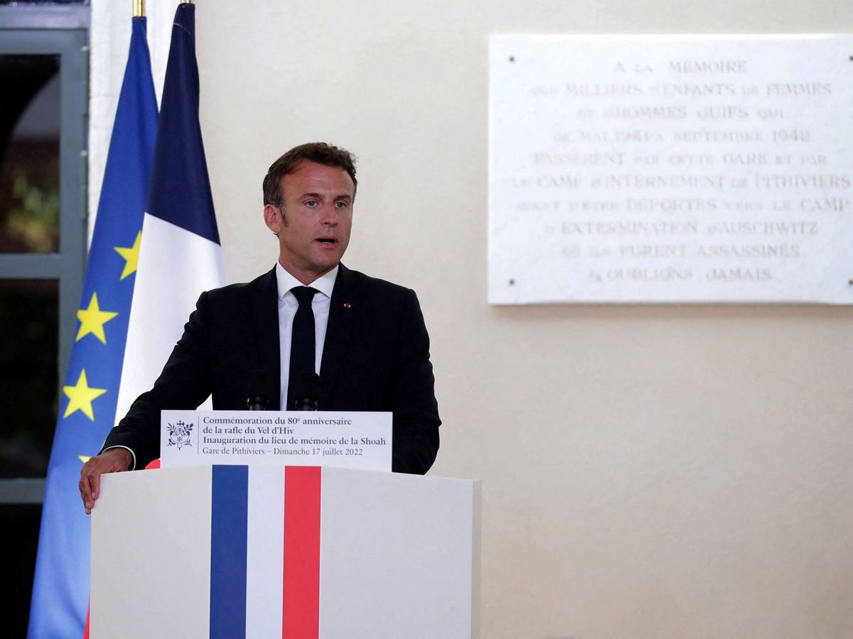Foto: El presidente de Francia, Emmanuel Macron. (Reuters/Christophe Petit) 