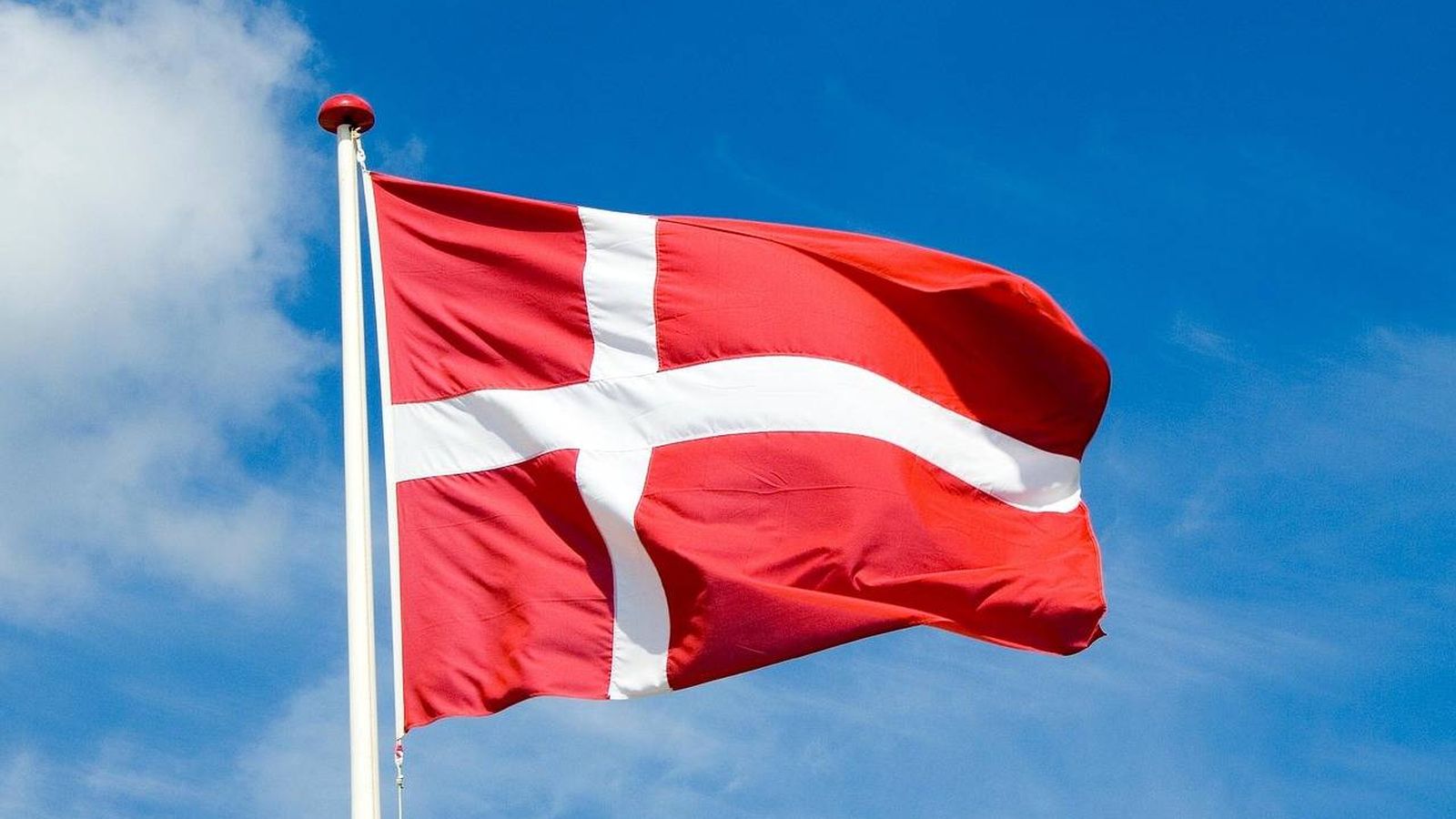 Foto: Bandera de Dinamarca 