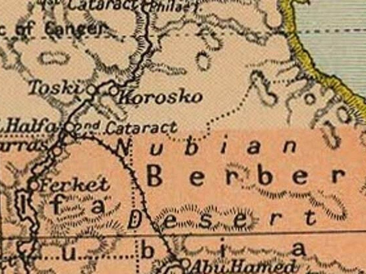 Foto: Mapa del Triángulo de Hala'ib y Bir Tawil en 1912 (Wikimedia)