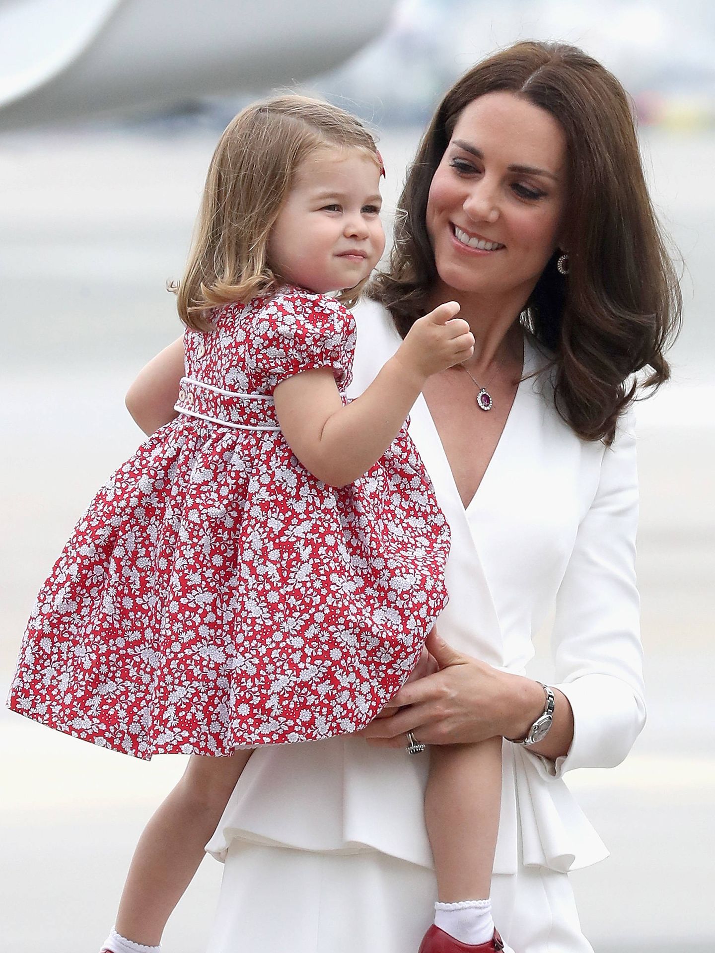 Kate Middleton y la princesa Charlotte en una imagen de archivo. (Getty)