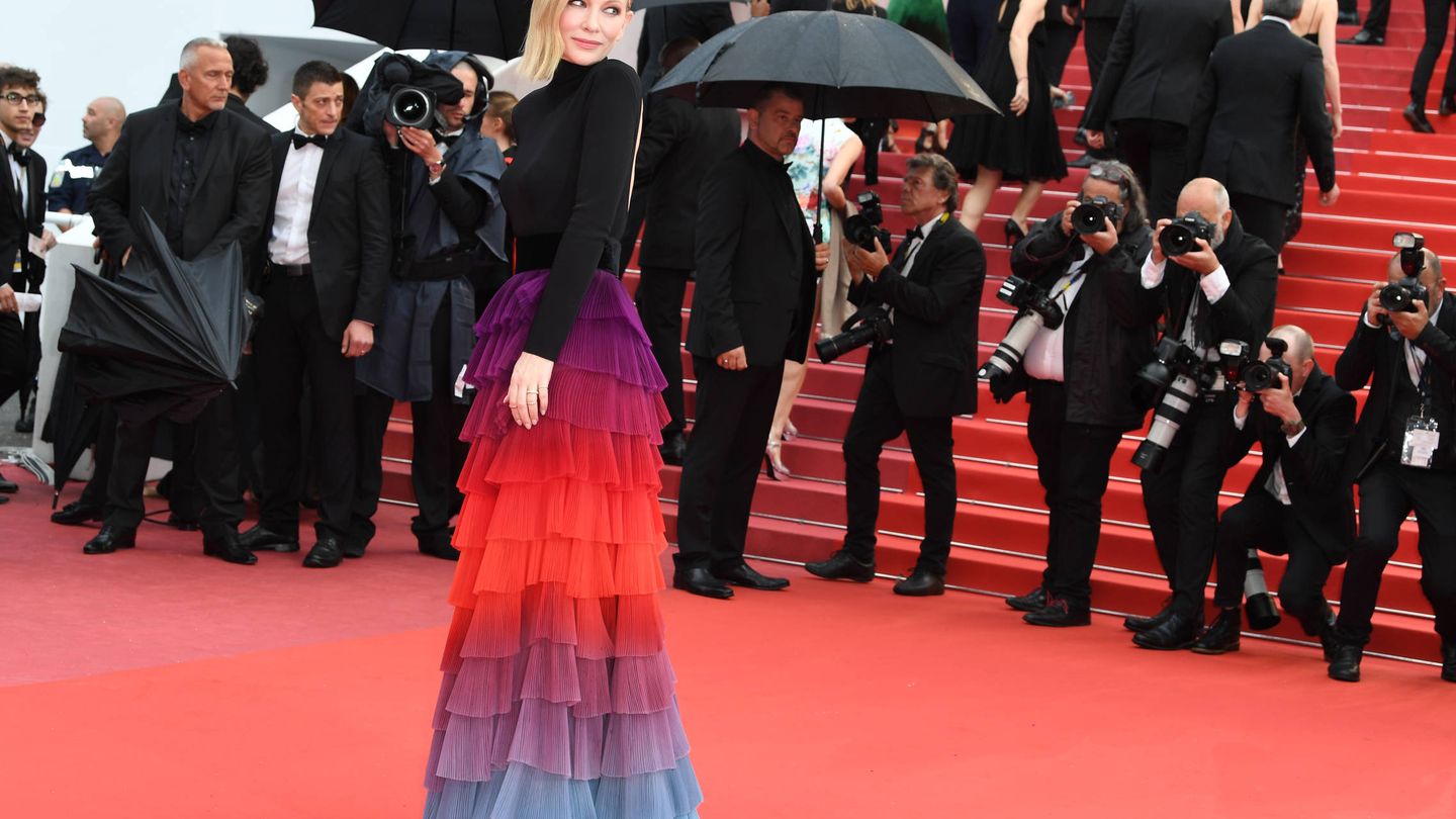 Esa falda de Cannes... (Getty)