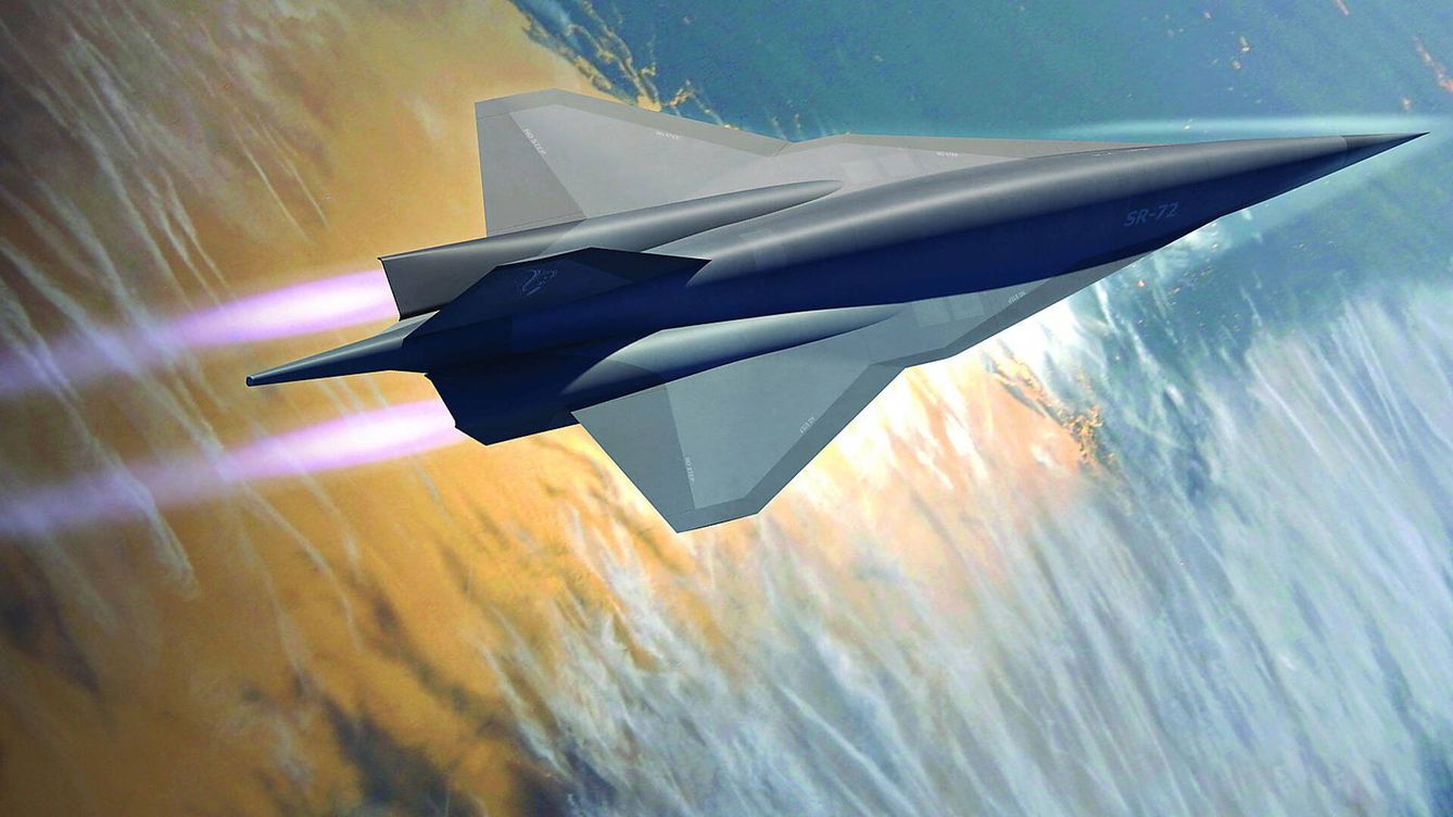 Foto: Imagen del supuesto SR-72 de Lockheed Martin