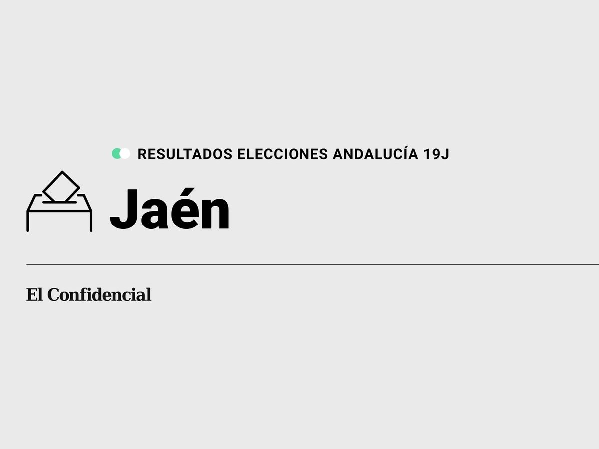 Foto: Resultados en Jaén, Jaén, de las elecciones de Andalucía 2022 este 19-J (C.C./Diseño EC)