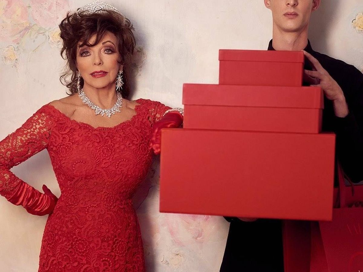 Foto: Joan Collins para Valentino.