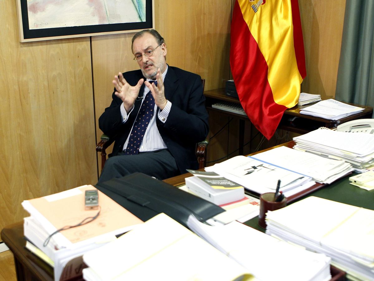 Foto: Álvaro Cuesta, vocal de la comisión permanente del Consejo General del Poder Judicial. (EFE/J. L. Pino)