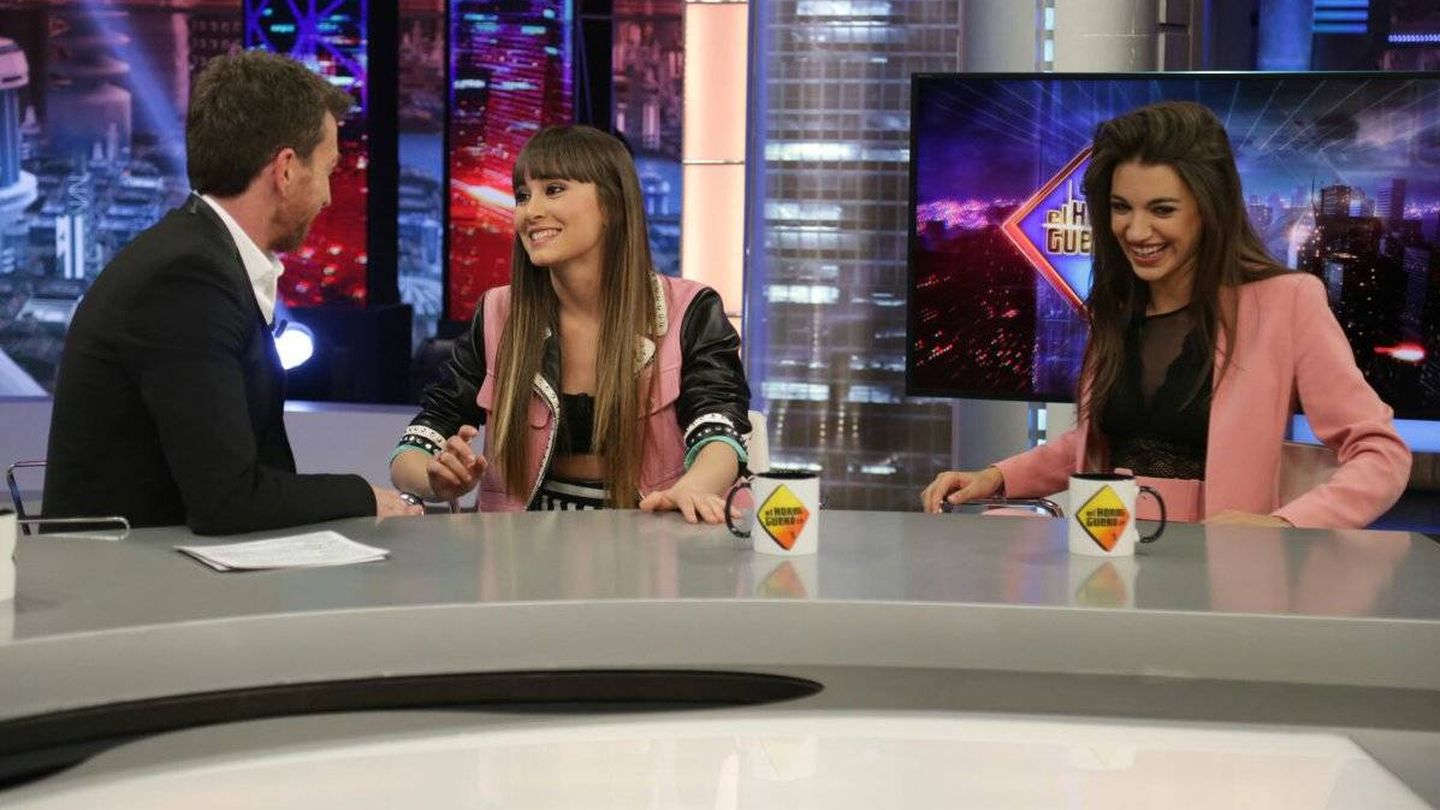 Ana Guerra y Aitana, en 'El hormiguero'. (Antena 3)