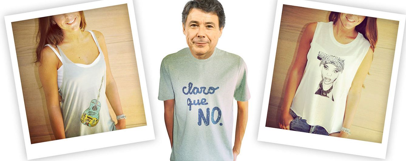 Foto: Camisetas diseñadas por Ignacio González (Montaje de Vanitatis)