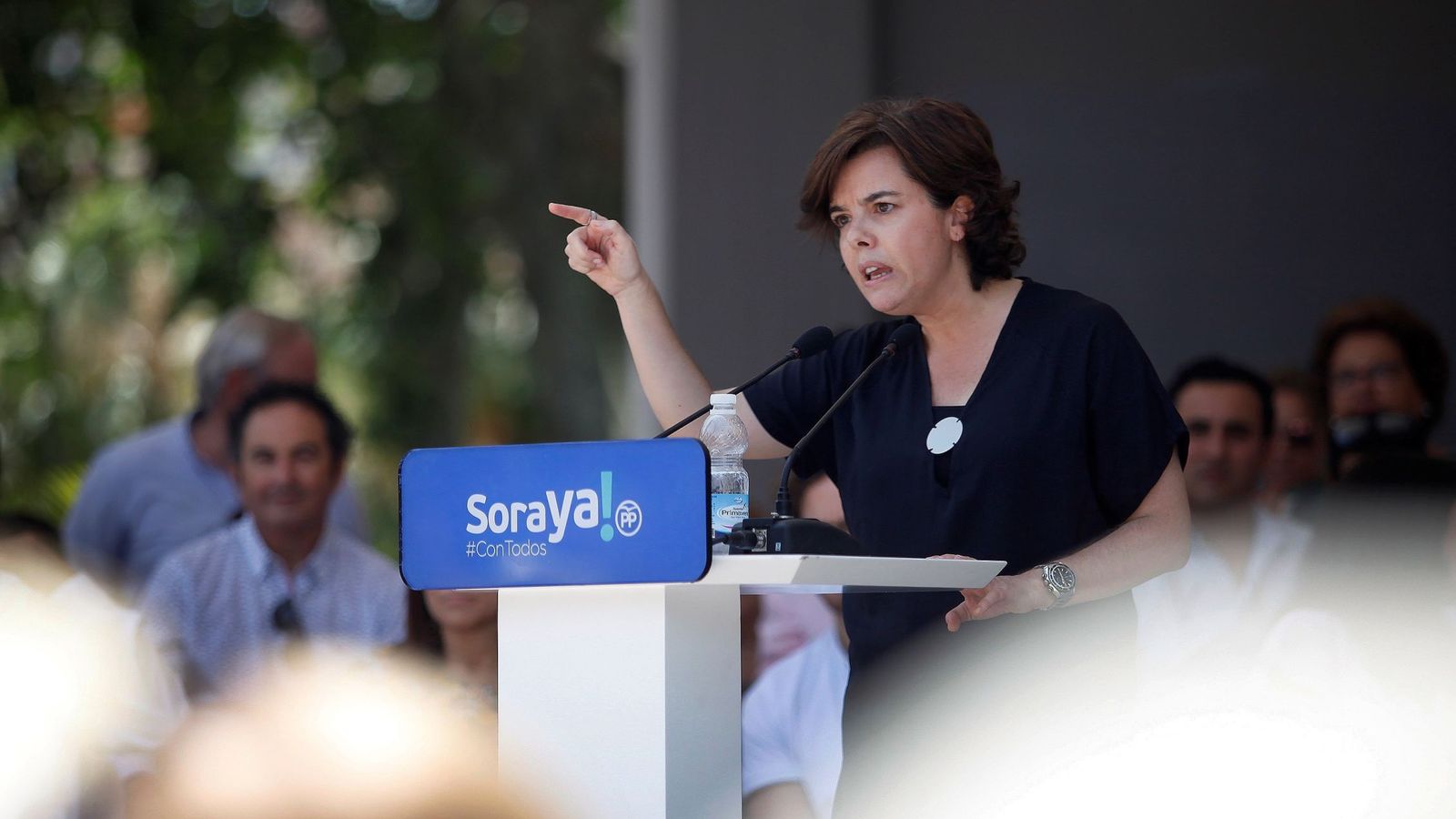 Foto: La exvicepresidenta del Gobierno y candidata a la Presidencia del PP, Soraya Sáenz de Santamaría. (EFE)