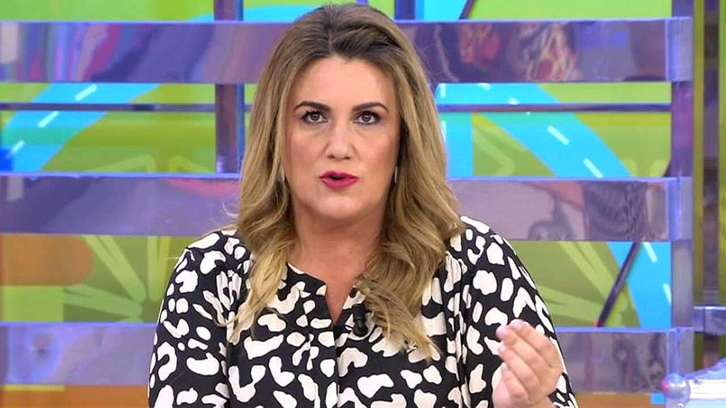 Carlota Corredera, en 'Sálvame'. (Telecinco)
