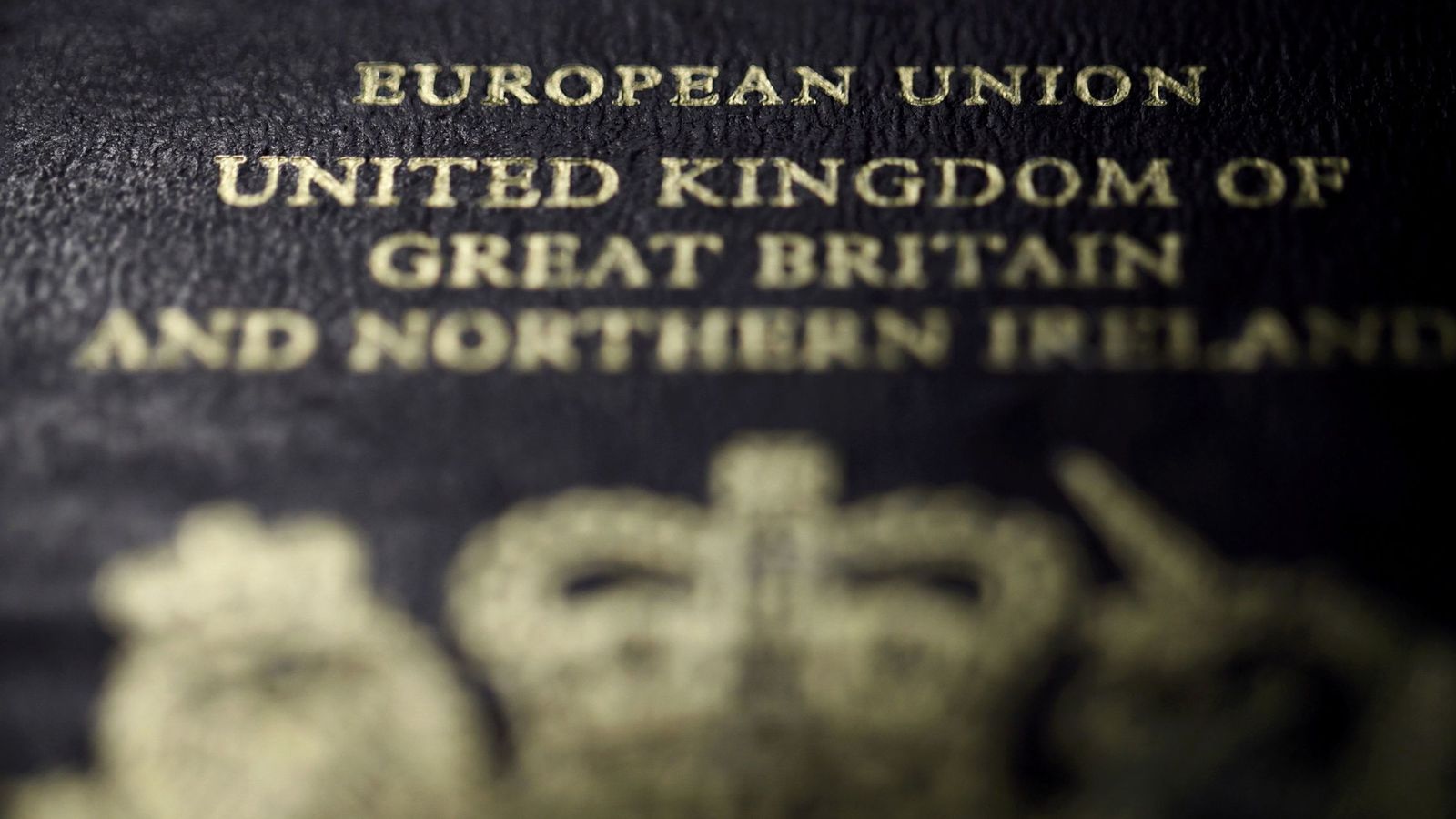 Foto: Pasaporte de Reino Unido. (Reuters)