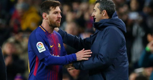 Foto: Valverde y Messi, en un partido reciente. (Reuters) 