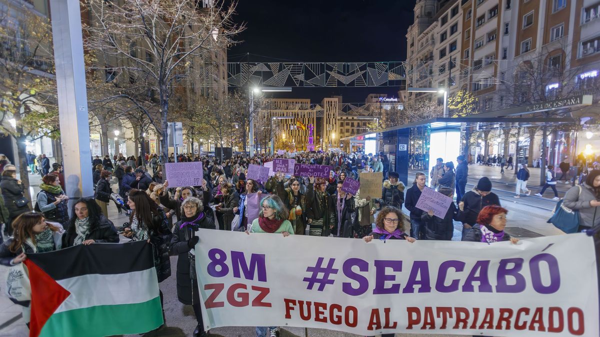 Manifestación del 8M en Zaragoza: horario, recorridos, actividades y lema del día de la mujer