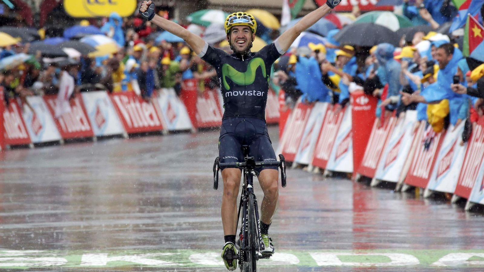 Foto: Izagirre sumó la primera victoria española en la presente edición del Tour (Jean Paul Pelissier/Reuters)