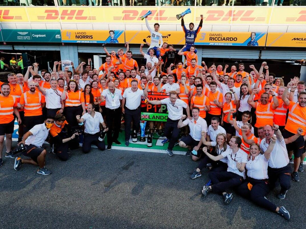 Foto: El éxito de McLaren en Monza culmina la primera fase de su exitoso proceso de reestructuración