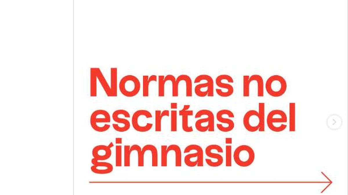 Una cuenta desvela las normas no escritas de los gimnasios en España y arrasa en las redes