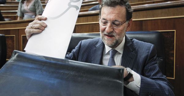 Foto: Imagen de archivo del expresidente del Gobierno, Mariano Rajoy, en el Congreso de los Diputados. (EFE)