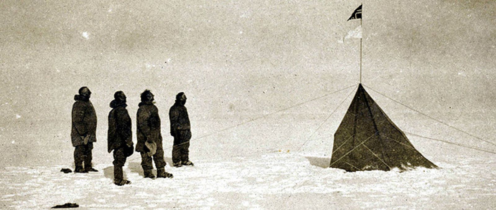 Foto: La única foto de la primera expedición al Polo Sur, descubierta en Australia