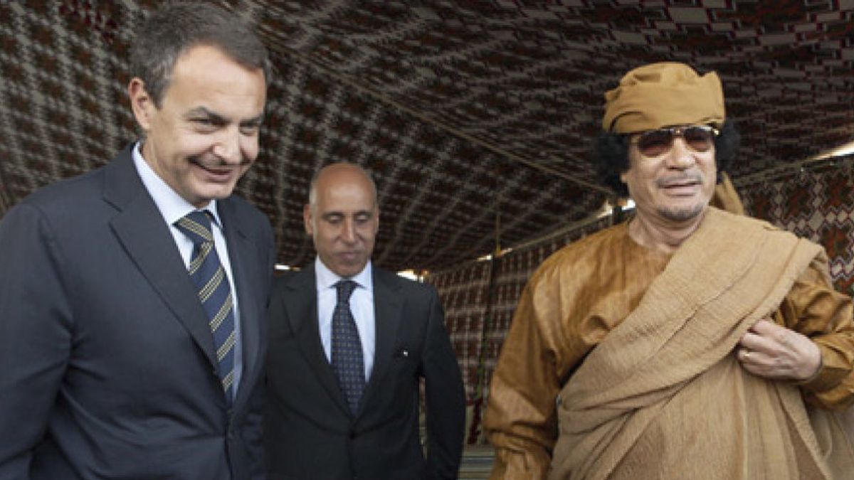 Gadafi, de líder aceptado a dictador repudiado por España