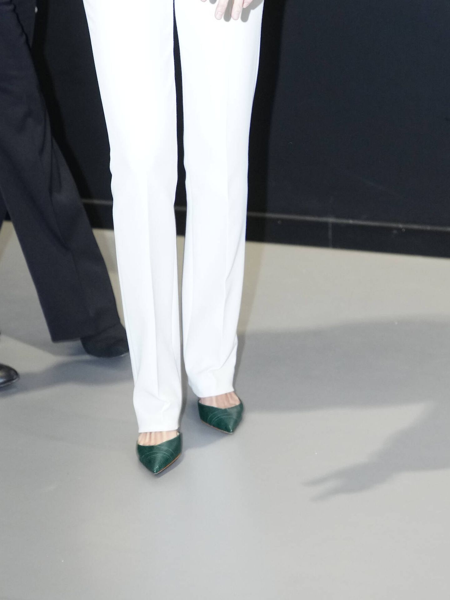 Detalle del color de los zapatos de la reina Letizia. (Limited Pictures)