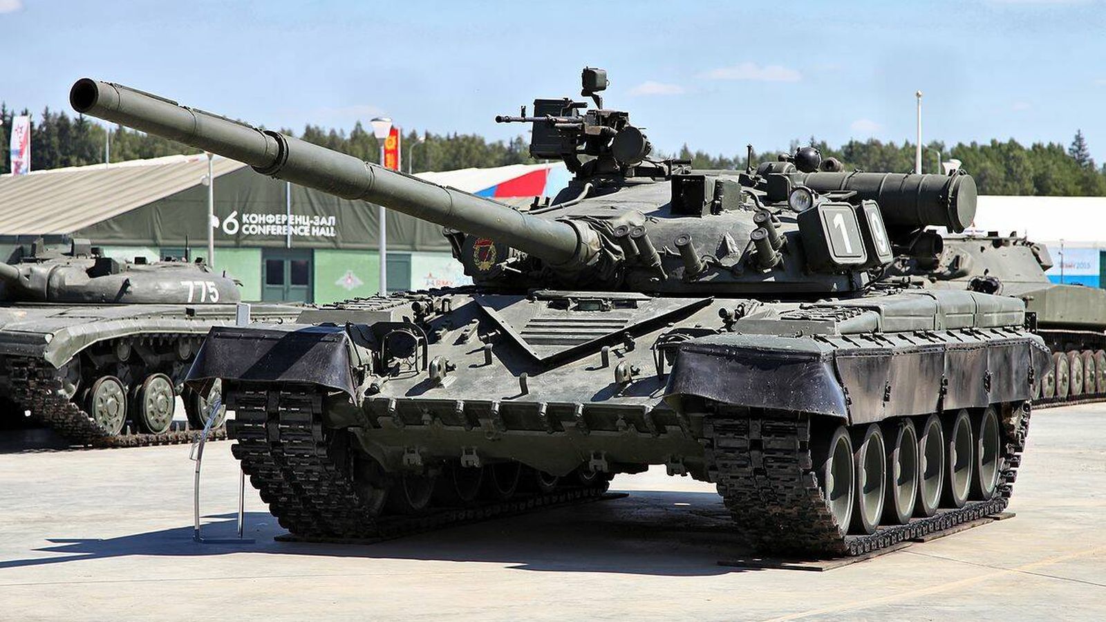 Carro de combate T-80B. (Vitaly Kuzmin)