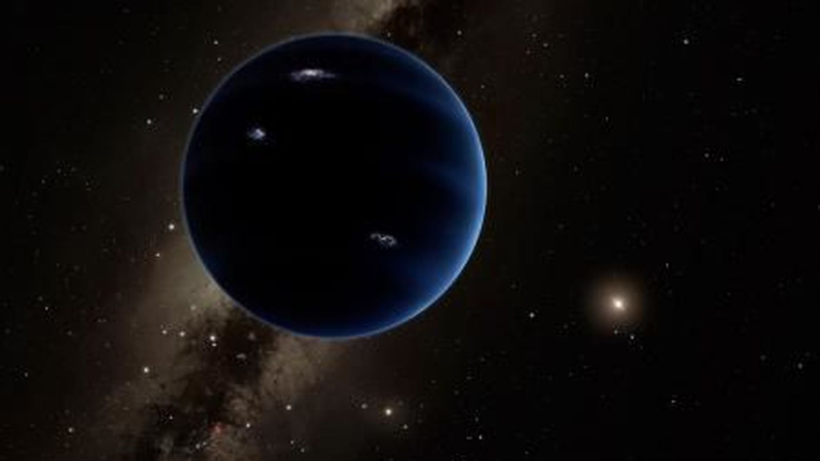 Foto: Ilustración del Planeta Nueve. Vía: Caltech/R. Hurt (IPAC)
