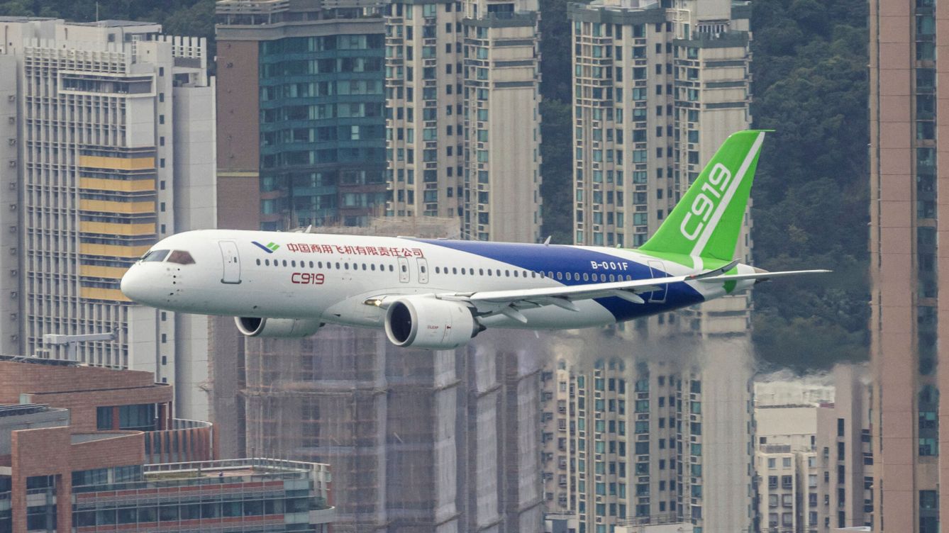 Foto: El Comac C919 es el primer avión de pasajeros fabricación china. (REUTERS - Tyrone Siu)