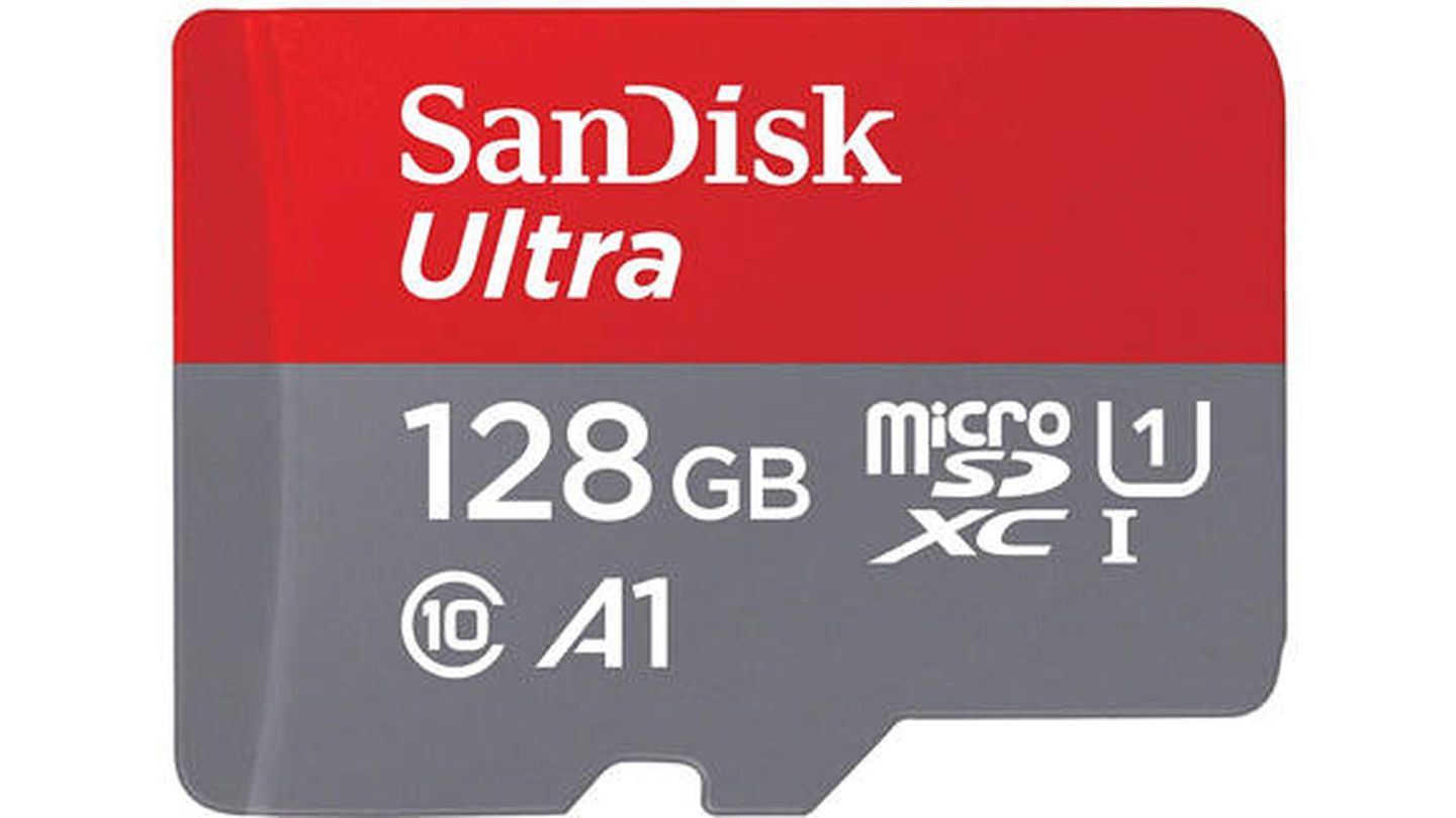 SanDisk Ultra - Tarjeta de memoria microSDXC de 128 GB con adaptador SD