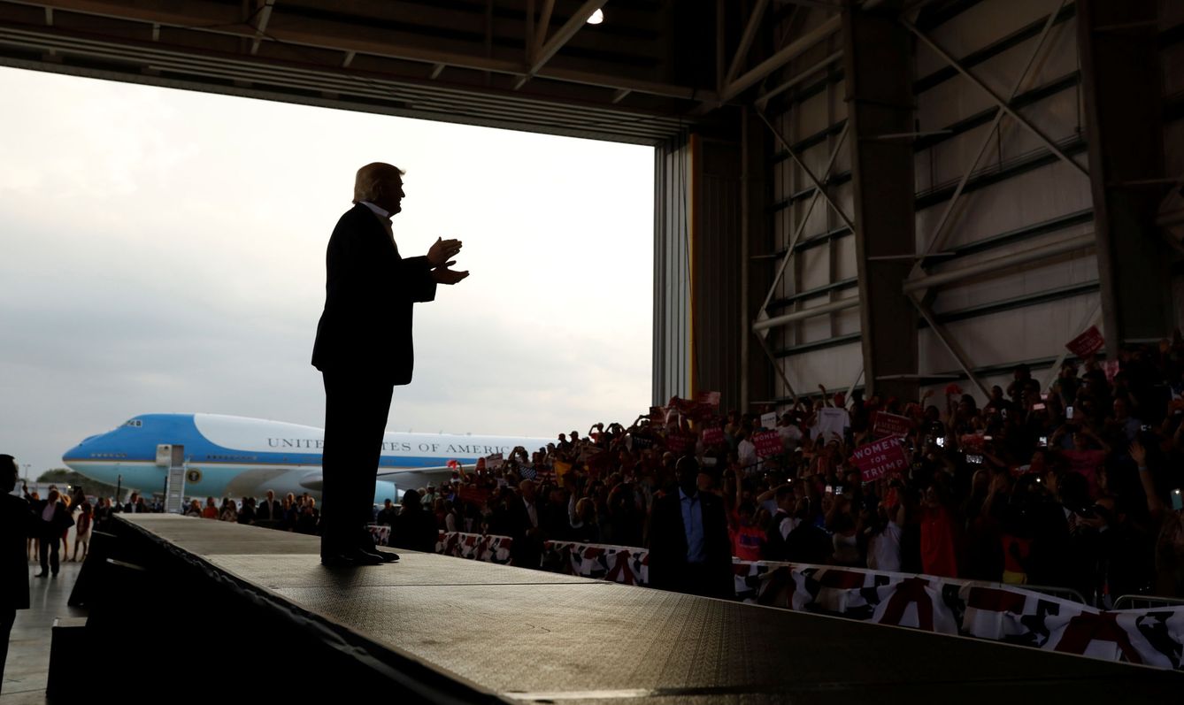 Foto: El presidente de EEUU, Donald Trump, durante un evento electoral en Melbourne, Florida, el 18 de febrero de 2017. (Reuters)