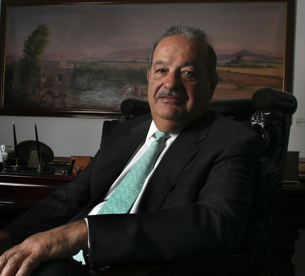 Imagen de Carlos Slim, padre de Patricio
