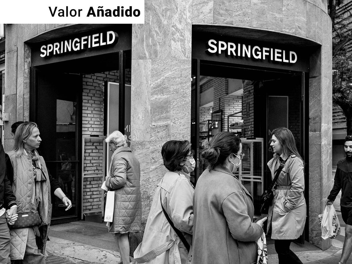 Foto: Tienda de Springfiel, una de las marcas de Tendam. (SOPA Images/Alamy)