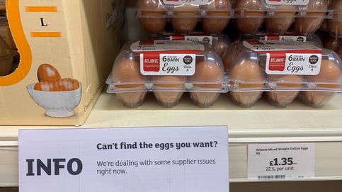 Reino Unido no tiene huevos: una doble crisis obliga al racionamiento en supermercados