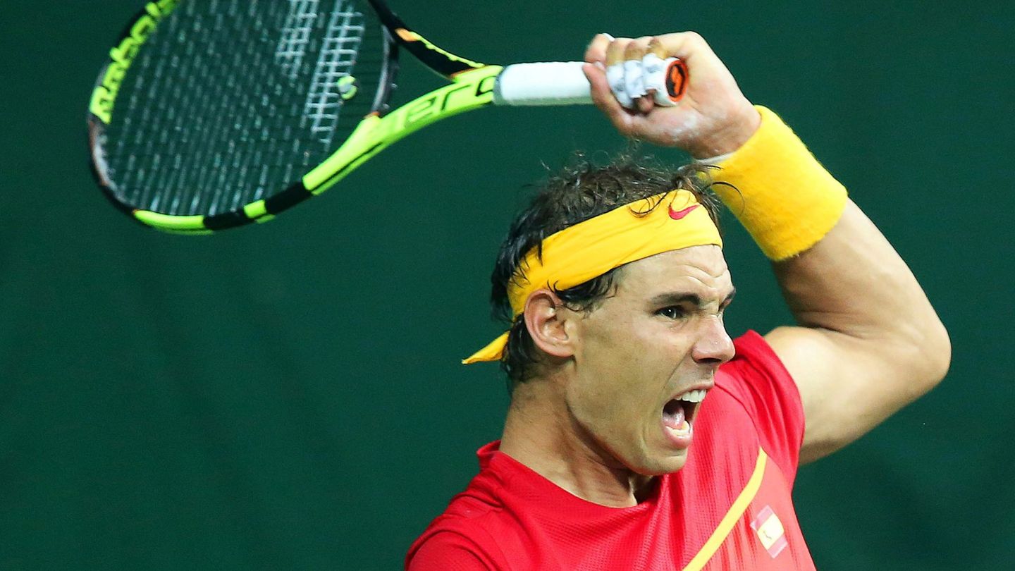 Rafael Nadal lideró, como en Río, a la pareja española hacia la victoria. (Rajat Gupta/EFE)