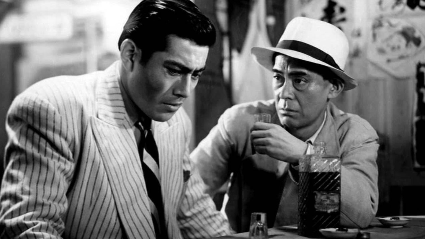 'El ángel ebrio' Akira Kurosawa (1948).