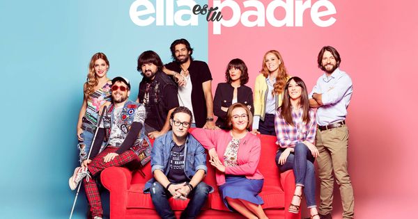 Foto: El elenco de 'Ella es tu padre' al completo. (Mediaset España)