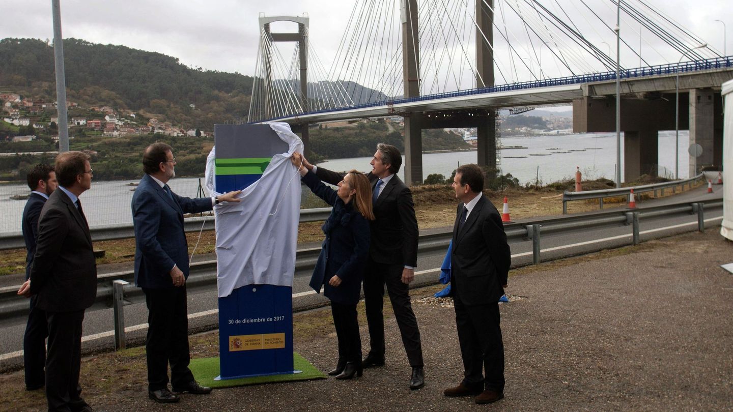 Inauguración de la ampliación del puente de Rande. (EFE)