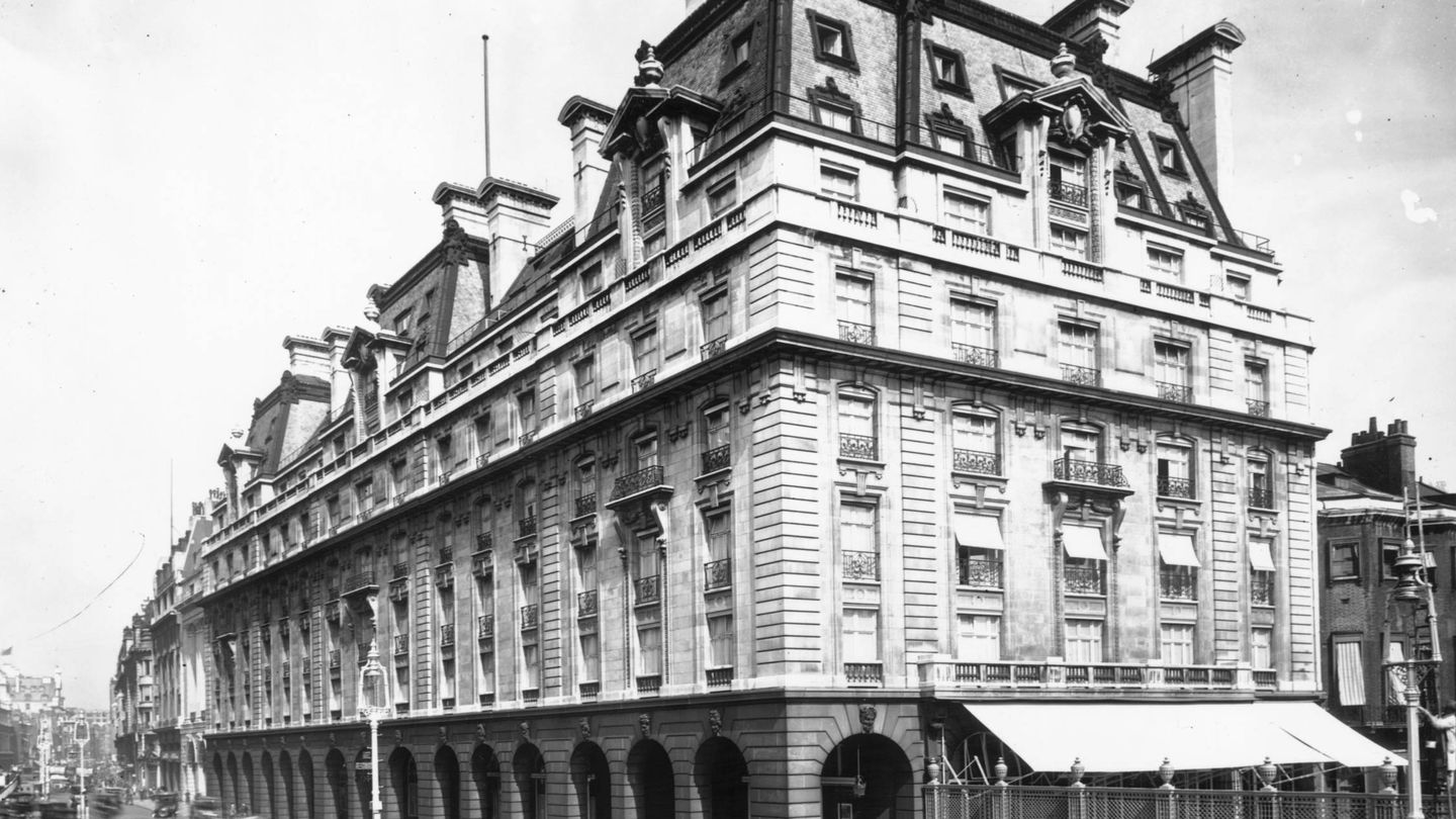  El hotel londinense, en una imagen de 1924. (Getty)