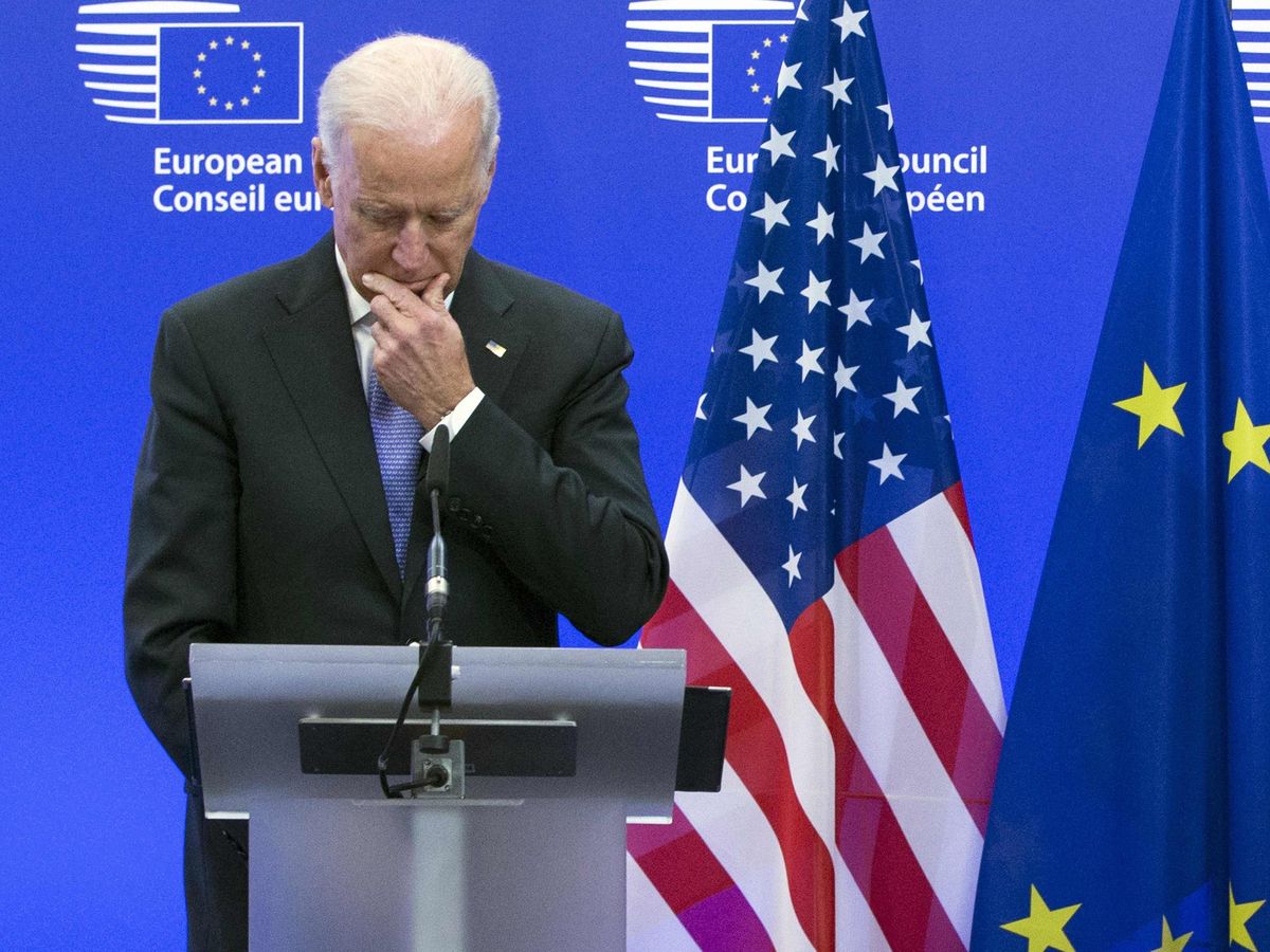 Foto: Biden como vicepresidente de EEUU en una visita a Bruselas en 2015 (Reuters)