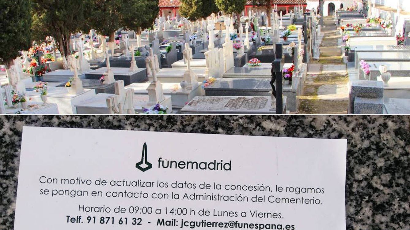 La tumba del abuelo, en peligro: decenas de familias hallan un ultimátum en sus lápidas