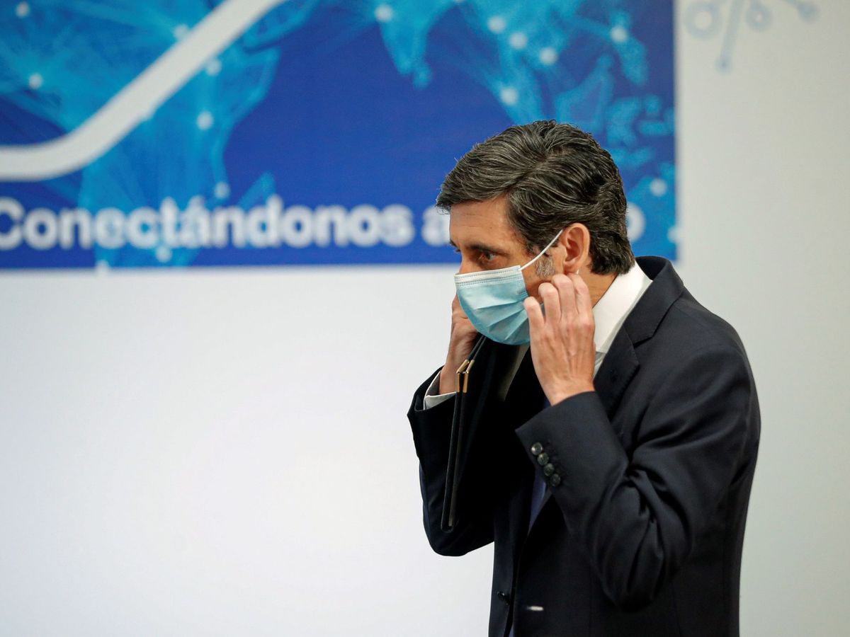 Foto: El presidente de Telefónica, José María Álvarez- Pallete, en un acto. (EFE)