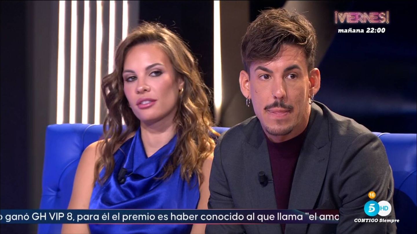 Jessica Bueno y Luitingo, en 'GH VIP 8'. (Mediaset)