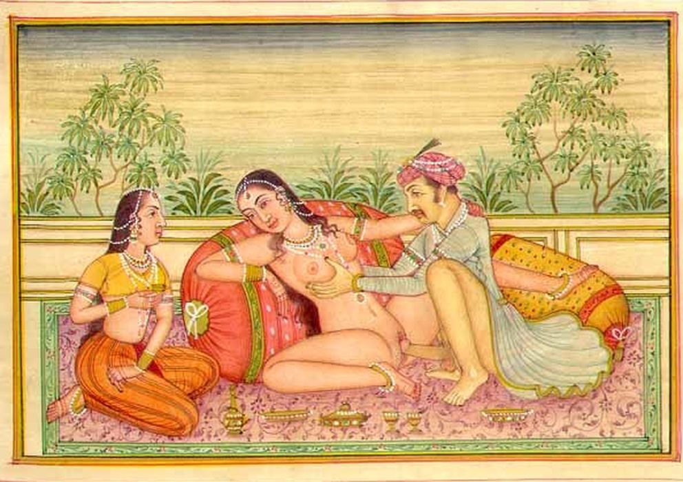 Foto: Ilustración perteneciente a una edición del Kama Sutra del siglo XIX.