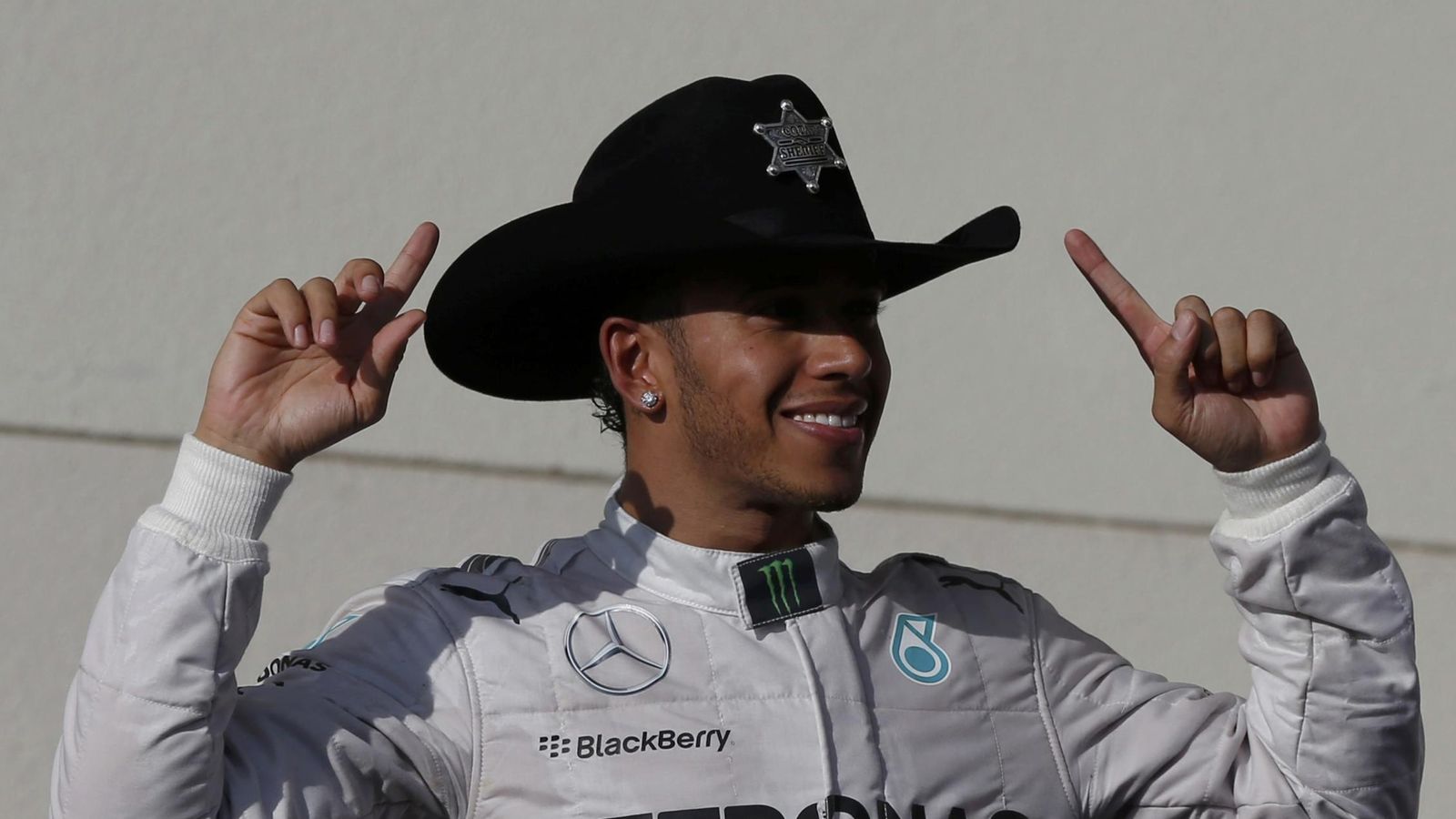 Foto: Lewis Hamilton el año pasado tras su victoria en el GP de Estados Unidos (Reuters)