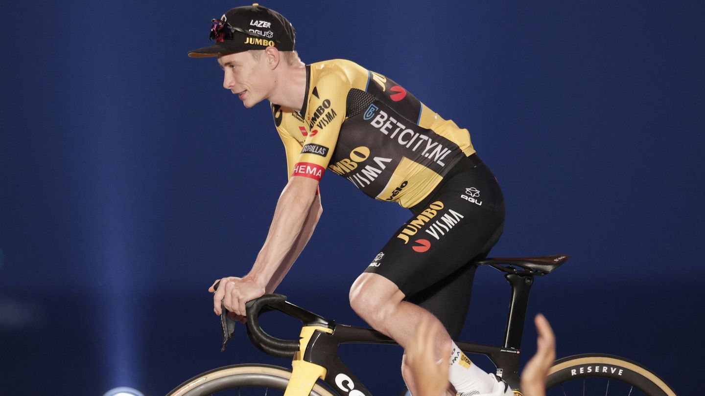Jonas Vingegaard, ganador del Tour 2023. (EFE/Manu Bruque) 