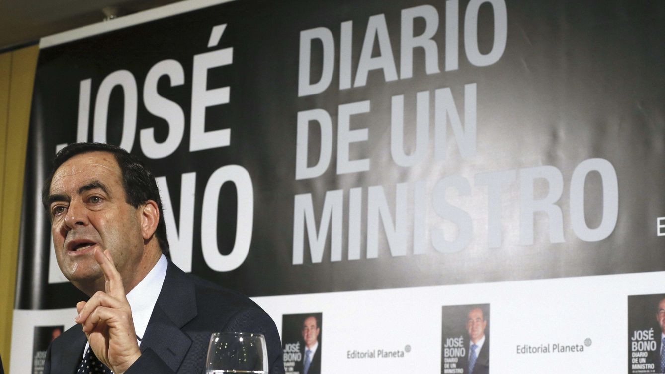 Foto: El exministro de Defensa, José Bono, ha presentado el segundo tomo de sus memorias esta semana (EFE).