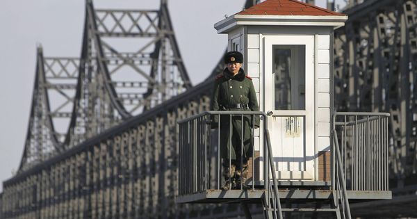 Foto: Frontera entre China y Corea del Norte (EFE)